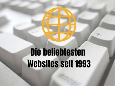Die beliebtesten Websites seit 1993 Doreen Anette Ullrich Brandingpilot